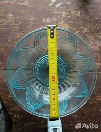 Ваза из купоросного стекла. СССР