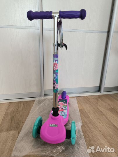 Самокат 1Toy Enchantimals детский 3-колесный