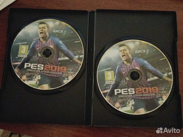 Диск с игрой pes2019