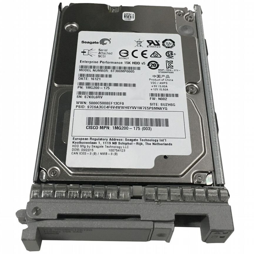 [UCS-HD300G15K12G] Жесткий Диск Cisco 300gb Sas 2,5 Ucs-Hd300g15k12g