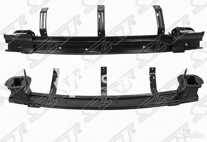 Усилитель заднего бампера hyundai elantra 16-18