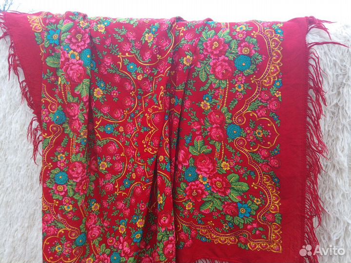 Павловопосадская шаль платок 