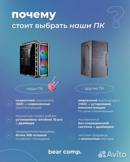 Игровой пк R5 3600/ GTX 1660 Super 6GB