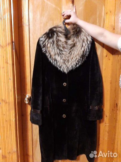 Шуба мутоновая 52 - 54 размер