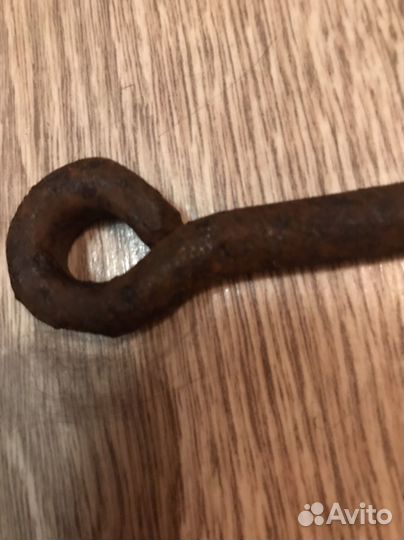 Крючок дверной, железный, старый