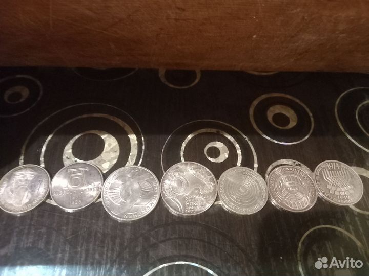 Серебряные монеты Deutsch mark