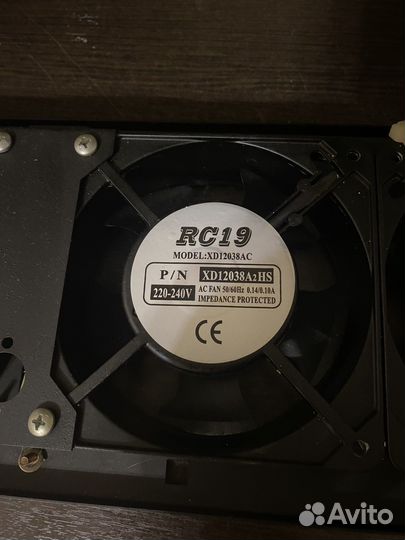 Модуль вентиляторный на 3 куллера RC19-XD12038AC