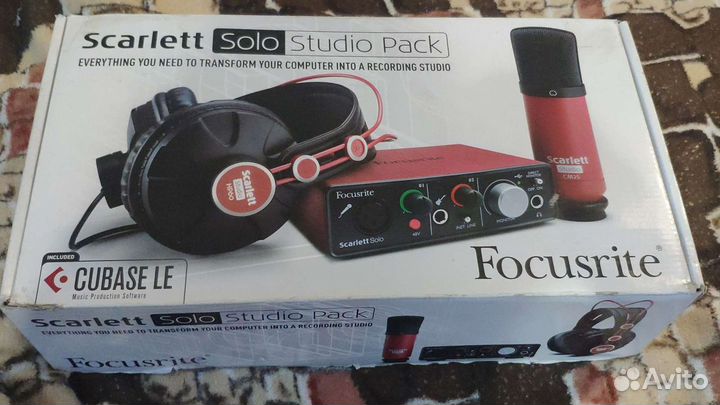 Focusrite Scarlett Solo 2nd Gen - Studio Pack
