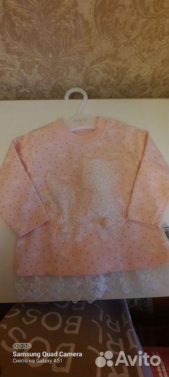 Детская одежда для девочек 86 92 пакетом