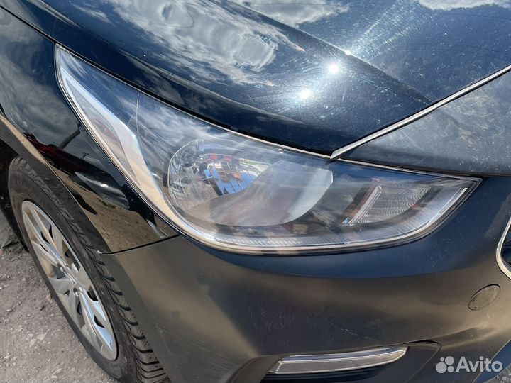 Правая фара на Hyundai solaris 2