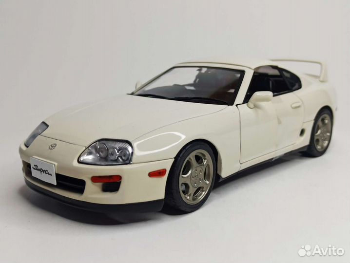 Toyota Supra Targa MK4 year 1993 white 1:18 Solido