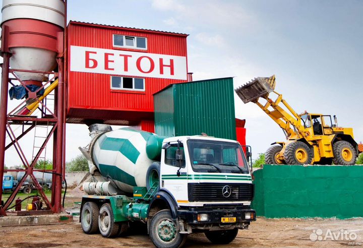 Производство бетона и раствора, доставка миксером