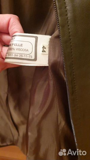 Куртка кожаная, лайковая