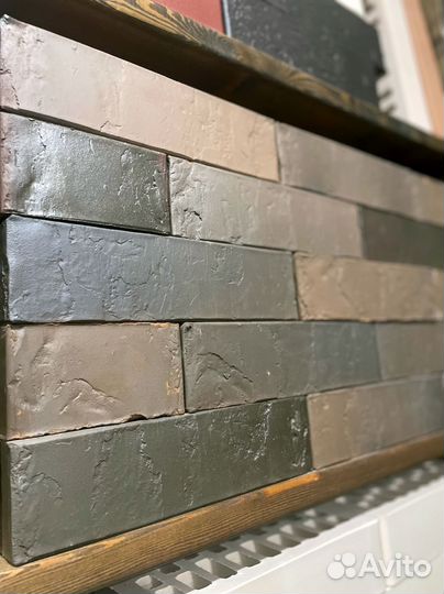 Облицовочный кирпич баварская кладка рифленый Браер