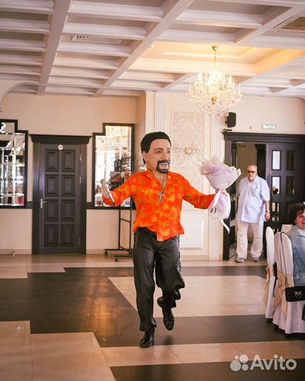 Шуточный стриптиз. ростовые куклы. Шоу