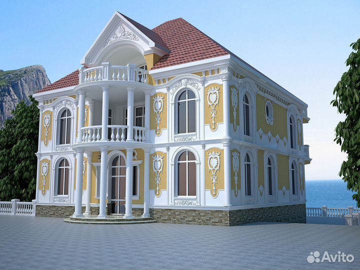 Фасадный декор, пилястры