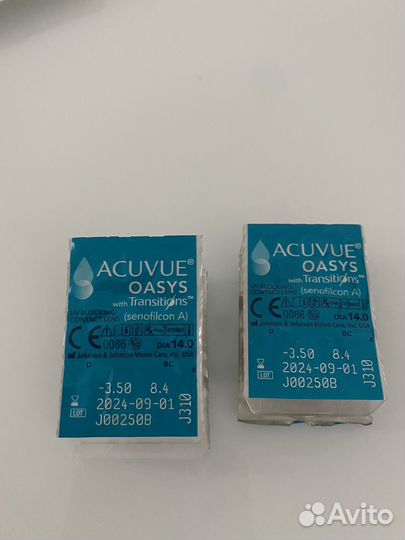 Линзы контактные -3.5