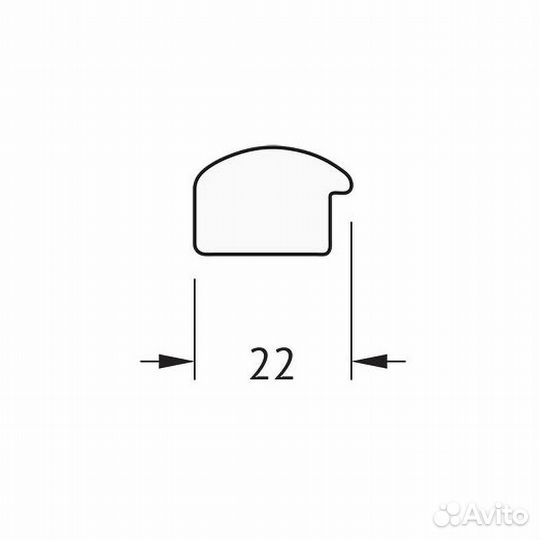 Зеркало Evoform Definite 88х68 BY 0672 в багетной