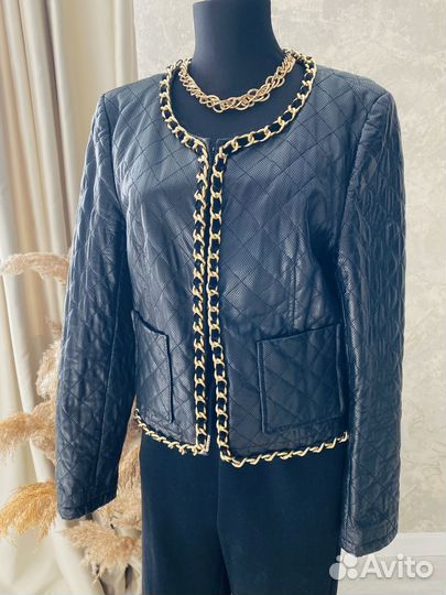 Куртка кожанная женская