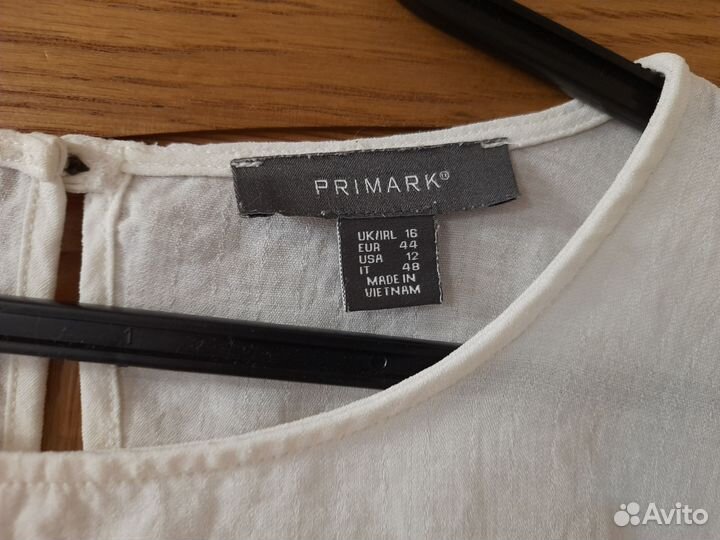 Блузка женская летняя белая 50 Primark Ирландия