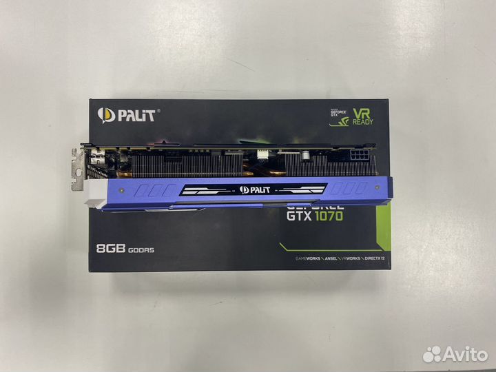 Видеокарта GTX 1070 Palit GamrRock 8 GB