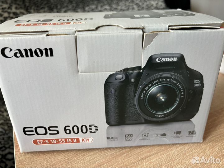 Фотоаппарат canon 600d
