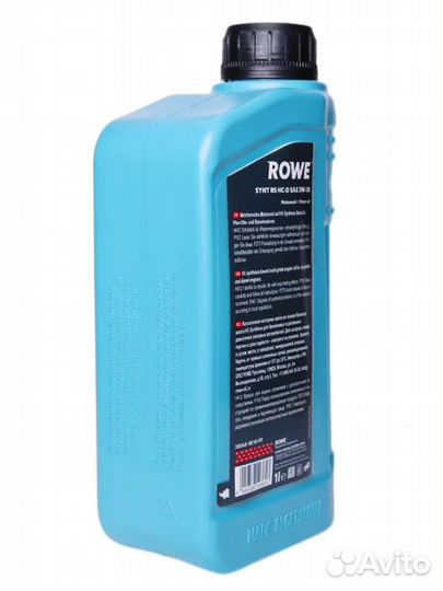 Масло моторное rowe 5w-30 synt RS HC-D