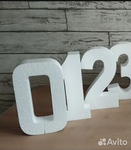 Цифра 100см высоты