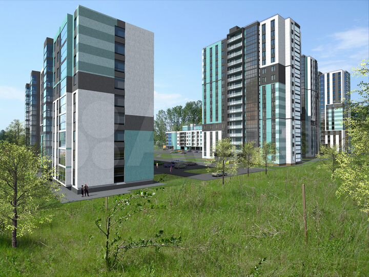 3-к. квартира, 87,9 м², 3/16 эт.