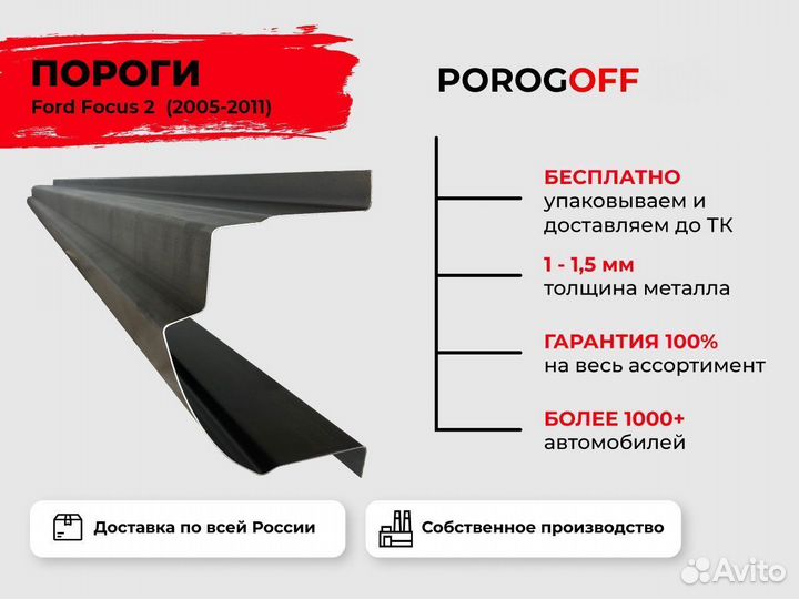 Ремотный порог для Dodge Caliber