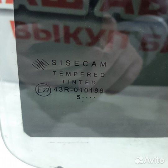 Стекло двери заднее левое LADA Vesta 2016