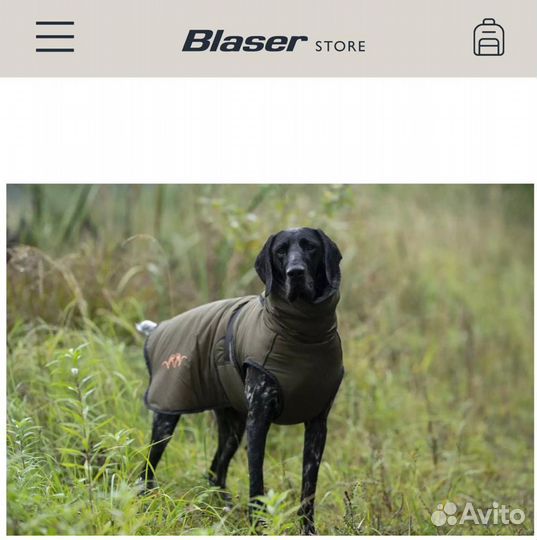 Blaser dog poncho