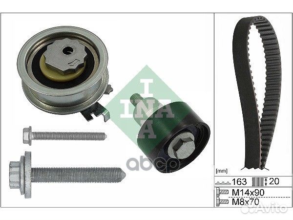 Комплект грм skoda octavia (5E) 1.0-1.6 530059211
