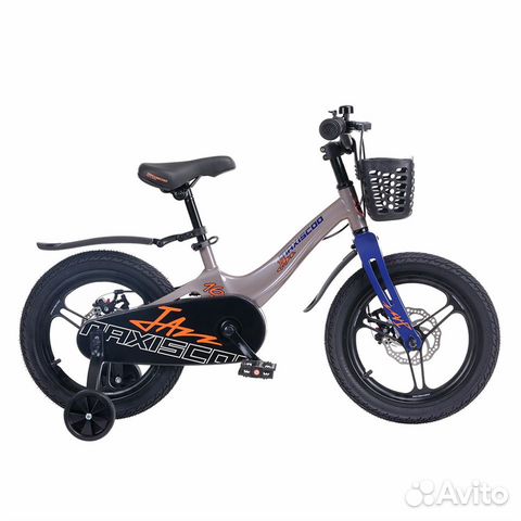 Велосипед детский Maxiscoo jazz Pro 16'' Серый Жем