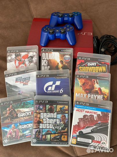Игровая приставка ps3 с играми