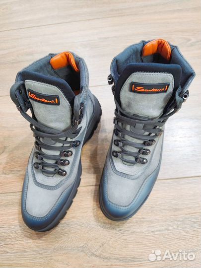 Ботинки мужские демисезонные Santoni