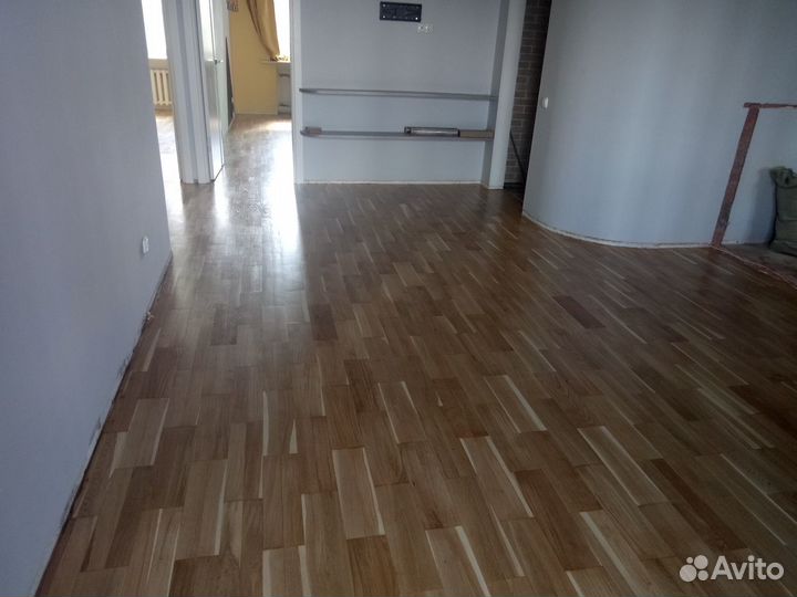 Шлифовка циклевка реставрация пола.Паркетные работ