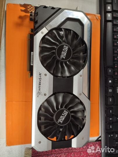 Palit GTX1070 Ti 8гб на пломбе