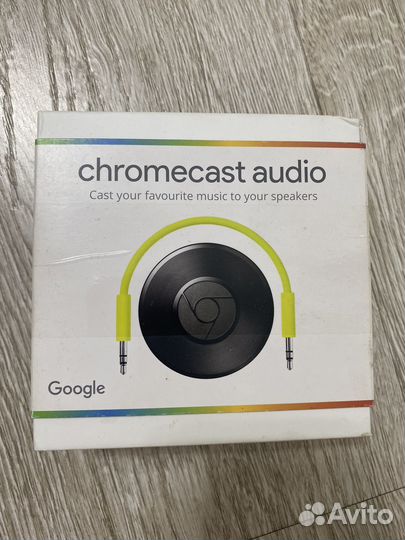 Сетевой аудиоплеер Google Chromecast Audio