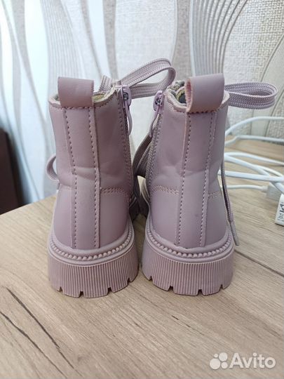 Ботинки демисезонные для девочки 21 размер