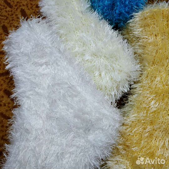 Теплые вязанные носки