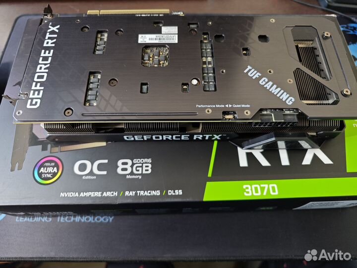 Видеокарта RTX 3070 TUF gaming oc 8gb