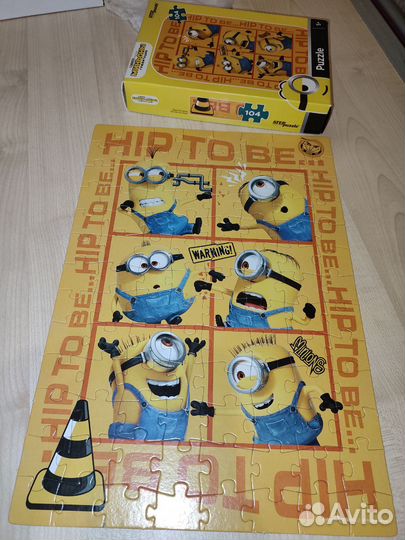 Пазл минионы minions step puzzle