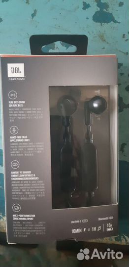 Беспроводные наушники jbl