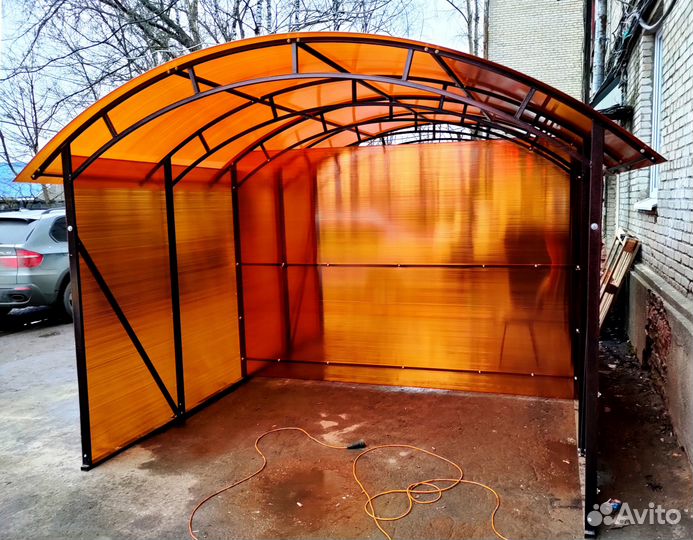 Навес курилка 