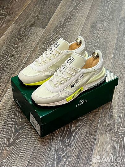 Мужские Кроссовки Lacoste Yellow 41-45