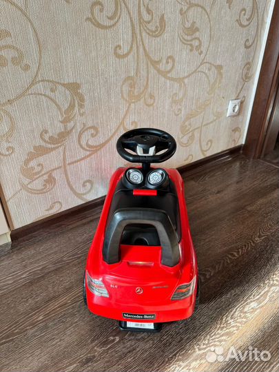 Машина-каталка Mercedes-Benz SLS красный
