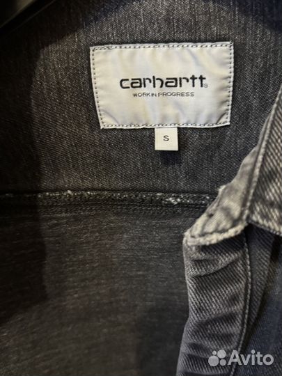 Джинсовая рубашка carhartt