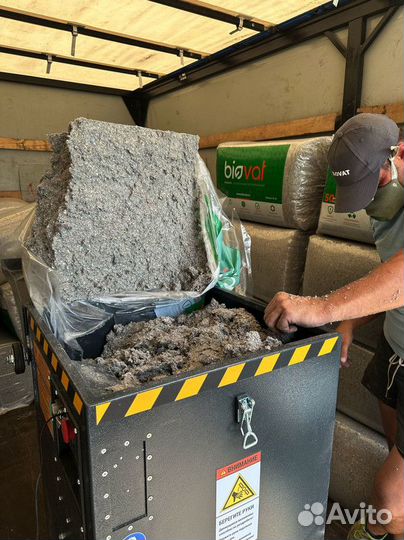 Эковата для дома + монтаж