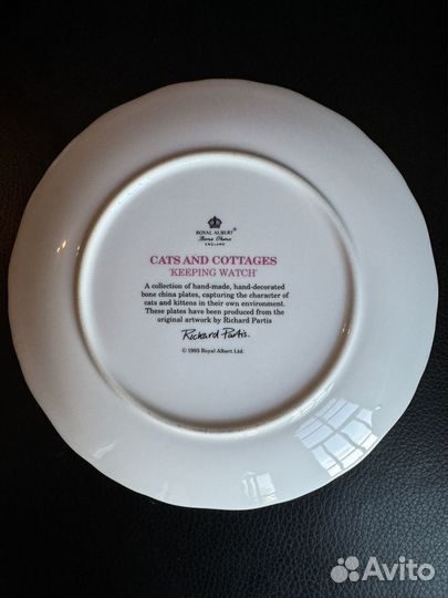 Тарелка коты Royal Albert